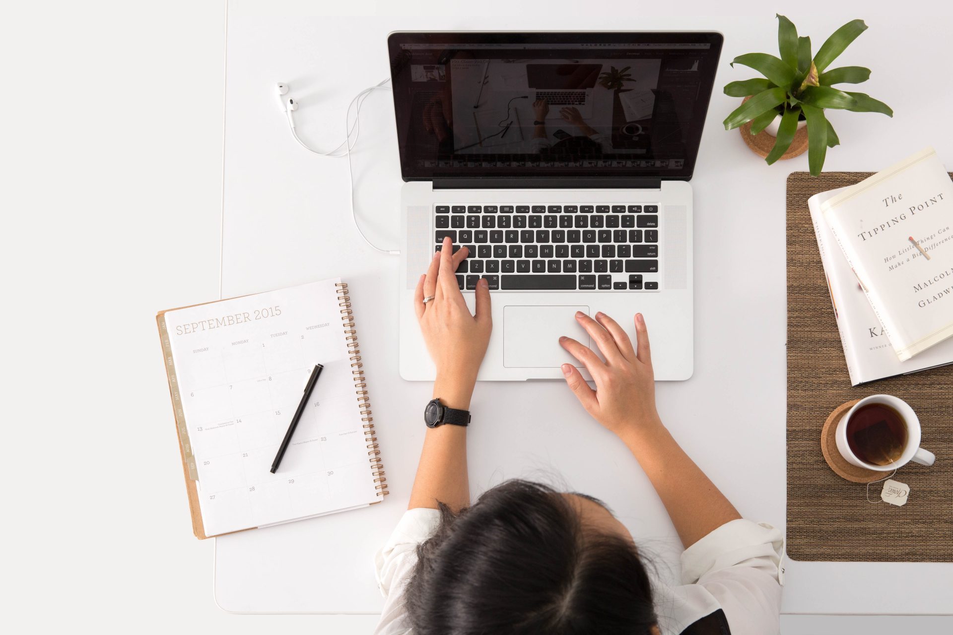 woman on laptop